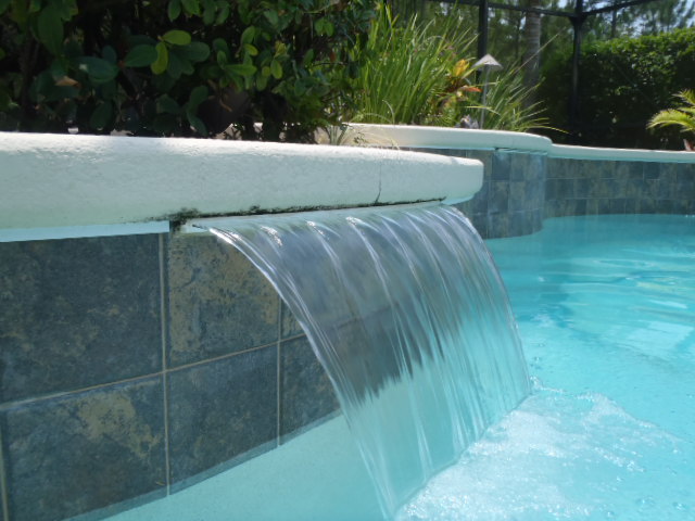 swimming pool leak detection -sheer decent fountain